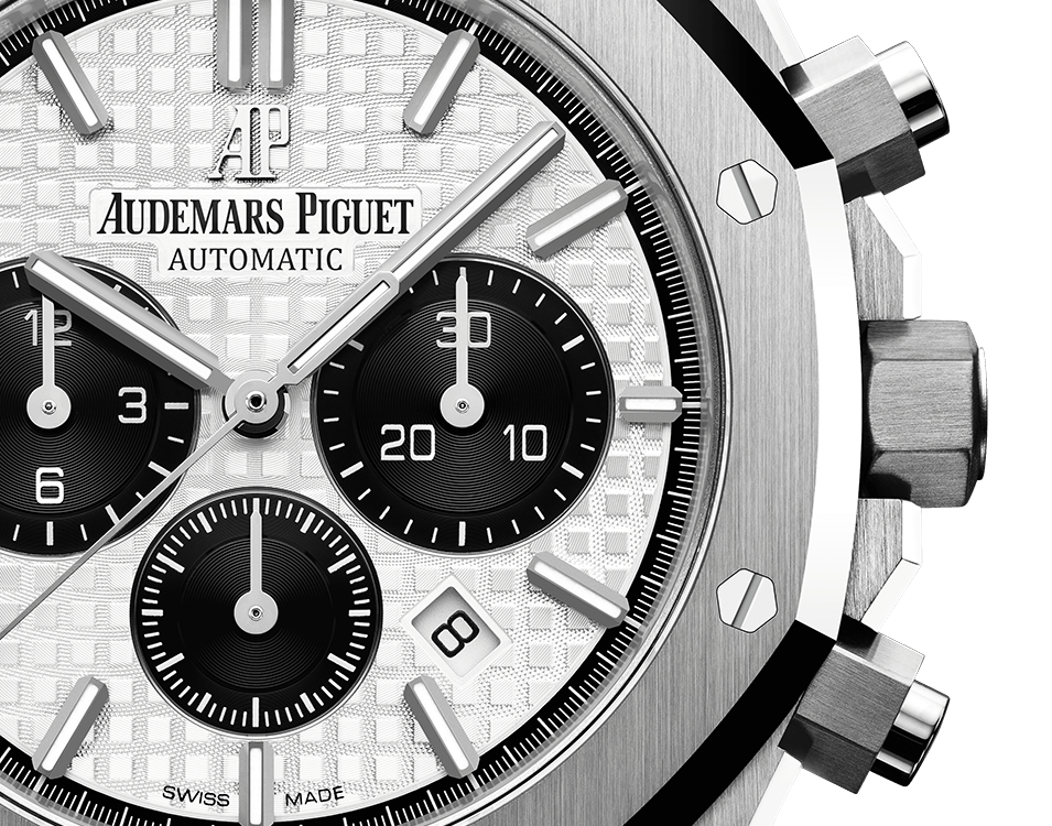 Royal Oak Chronographe-Blanc/Noir – Montre Homme – image 2
