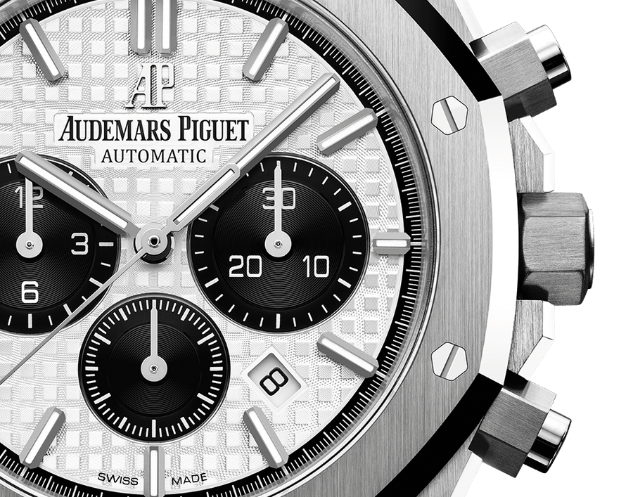 Royal Oak Chronographe-Blanc/Noir – Montre Homme – image 2