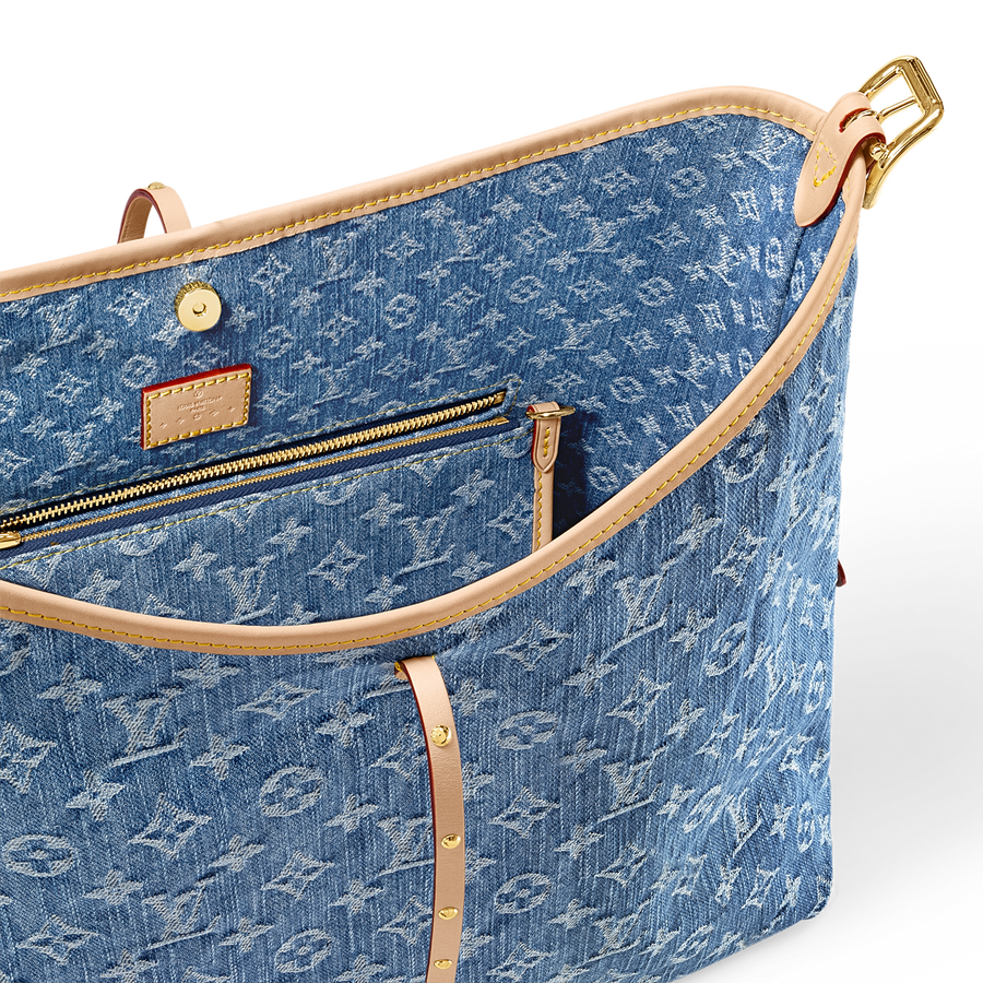 Sac LV CarryAll MM Bleu Denim – image 4