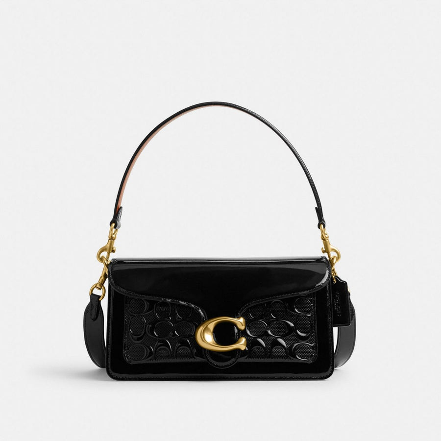 Sac bandoulière Coach Tabby 26 en Signature noir – image 1