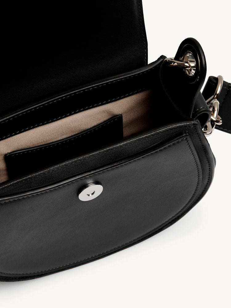 Petit Sac Tess En Cuir Lisse Et Cuir Velours – image 7