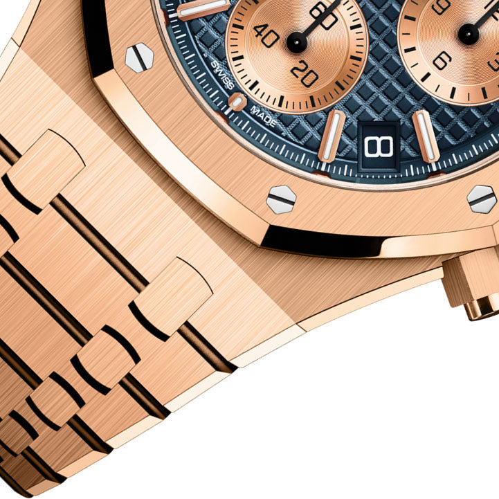 Royal Oak Chronographe-Rose/Bleu – Montre Homme – image 4