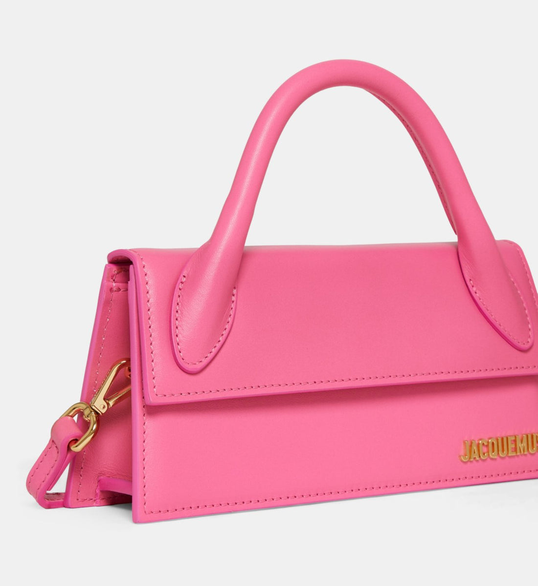 Sac à main long avec poignée supérieure Le Chiquito En Rose – image 3
