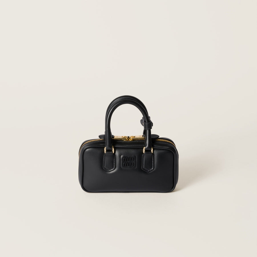 Mini-sac en semi cuir Arcadie En noir – image 1