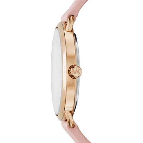 Michael Kors Montre à Quartz analogique avec Bracelet en Cuir MK2659 – Montre Femme – image 4
