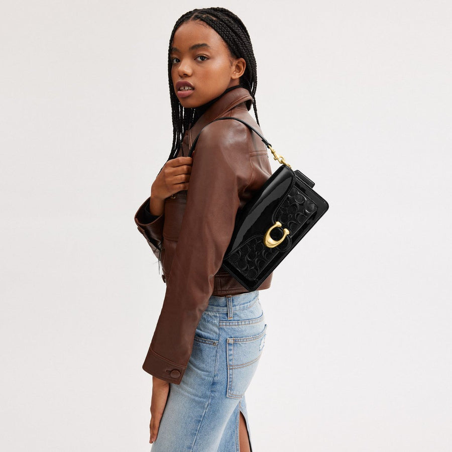 Sac bandoulière Coach Tabby 26 en Signature noir – image 2