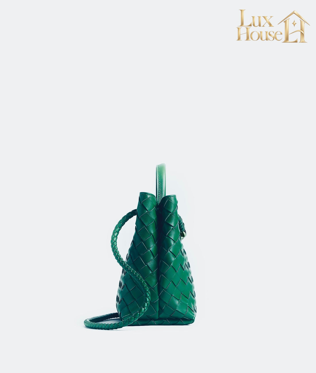 Sac à main en Andiamo Bottega Veneta vert – image 3