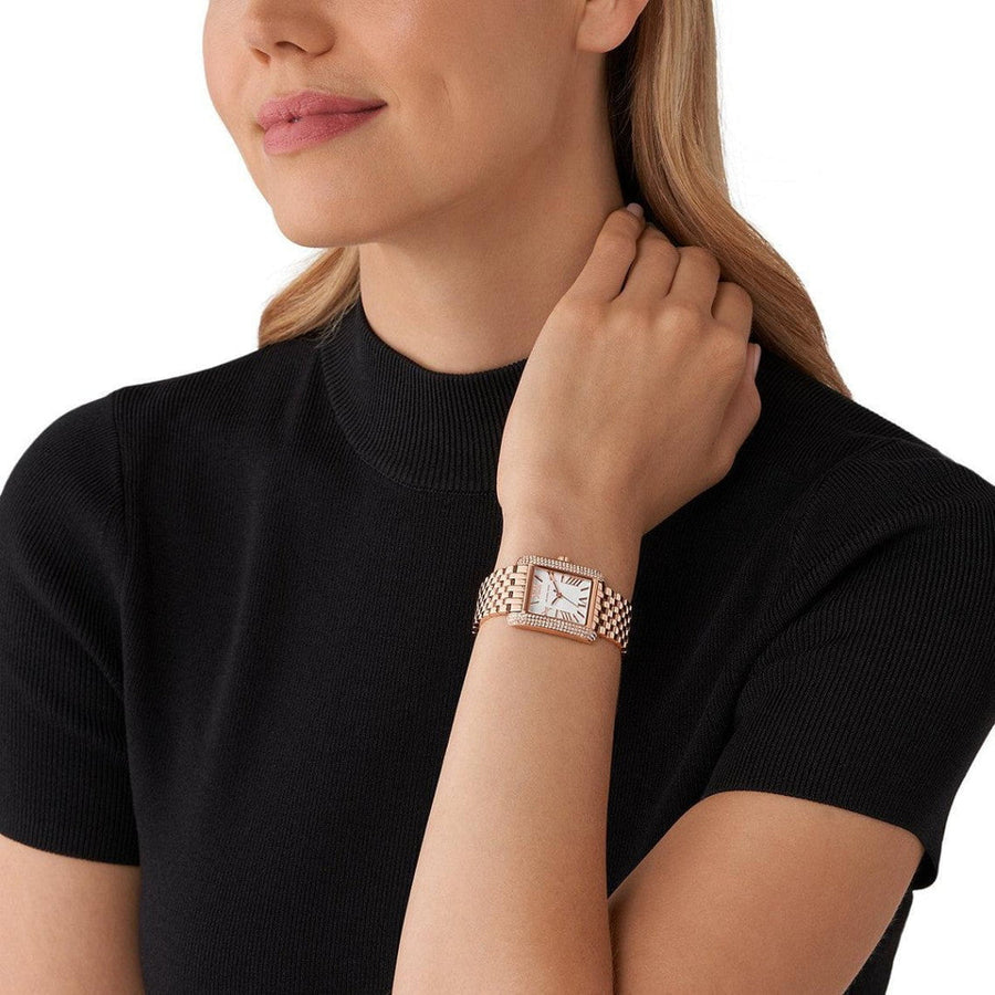 MK Emery En Acier Doré Rose MK4743 – Montre Femme – image 4