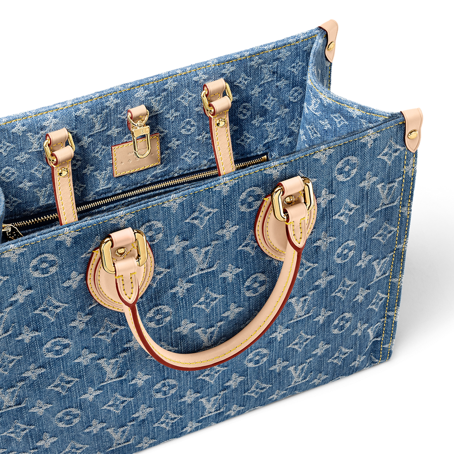 Sac LV OnTheGo MM Jean monogramme – image 4