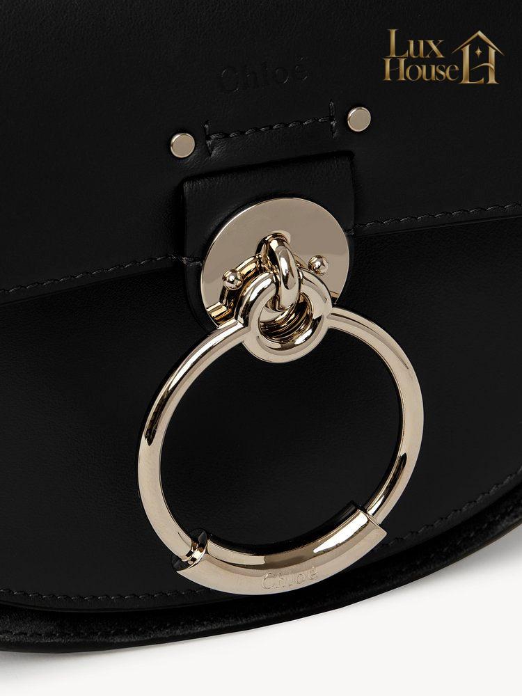Petit Sac Tess En Cuir Lisse Et Cuir Velours – image 5