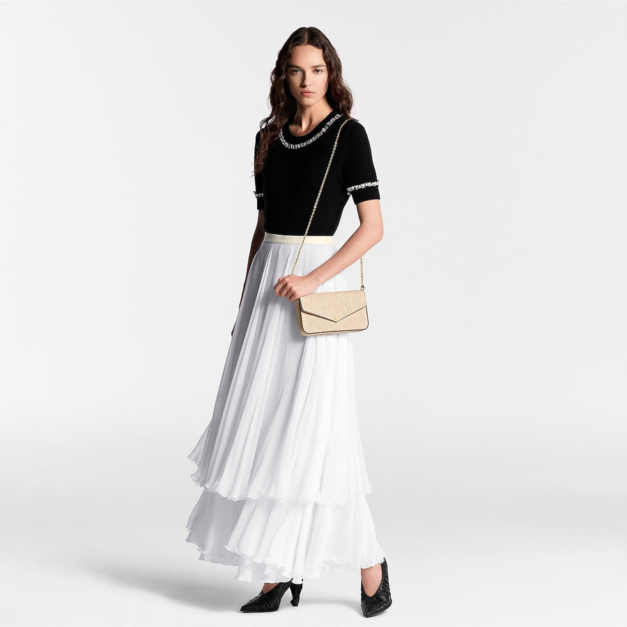 Pochette Félicie Crème – image 3