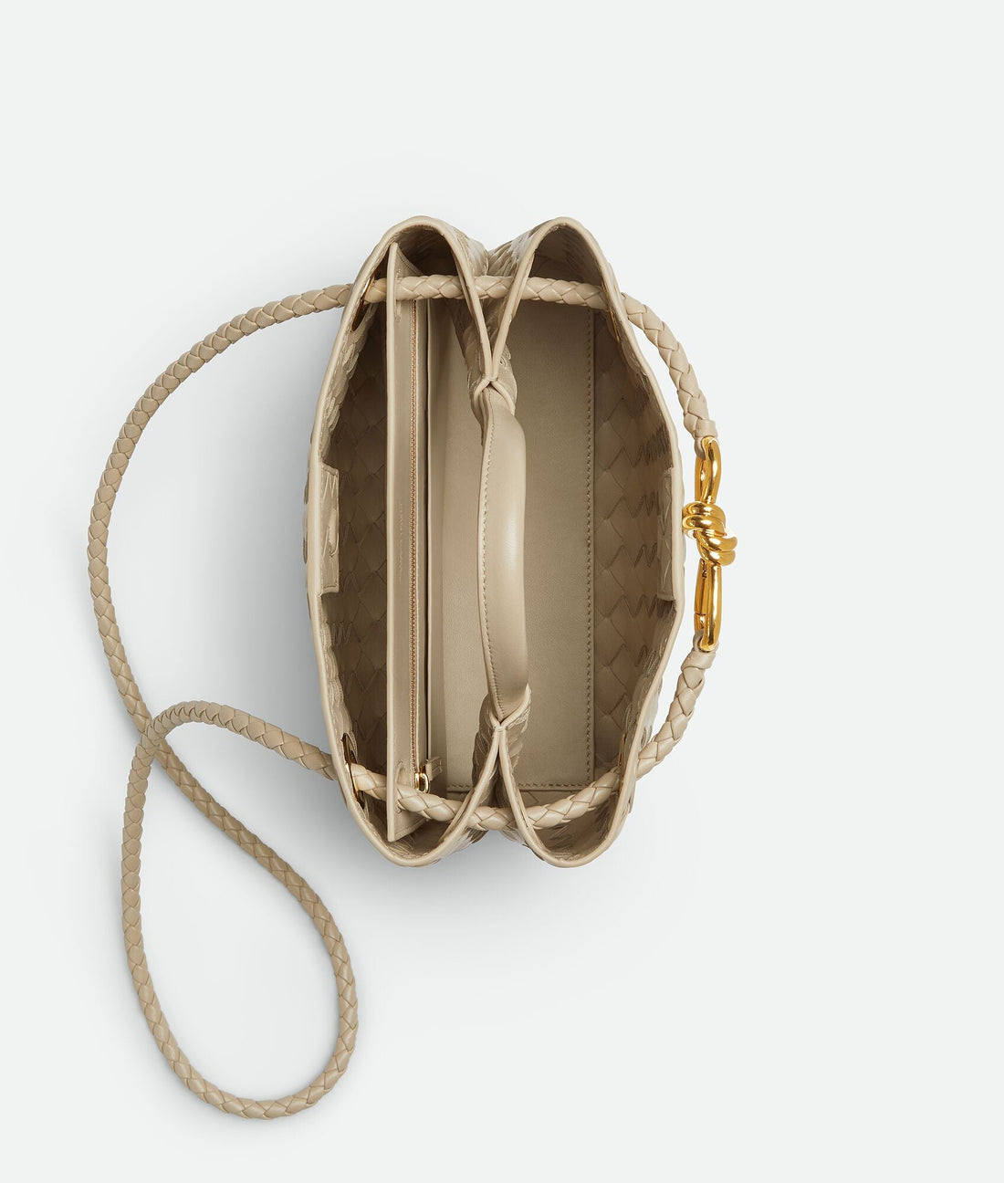 Sac à main en Andiamo Bottega Veneta Beige – image 3