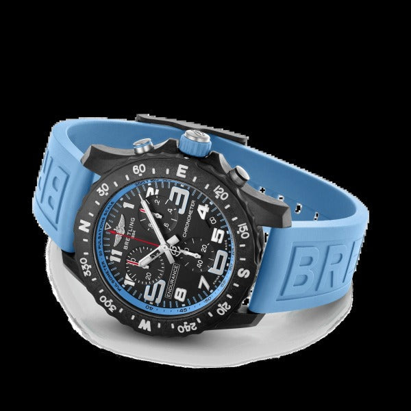Breitling Endurance Pro Noire Avec Bracelet Bleu – Montre Homme – image 3