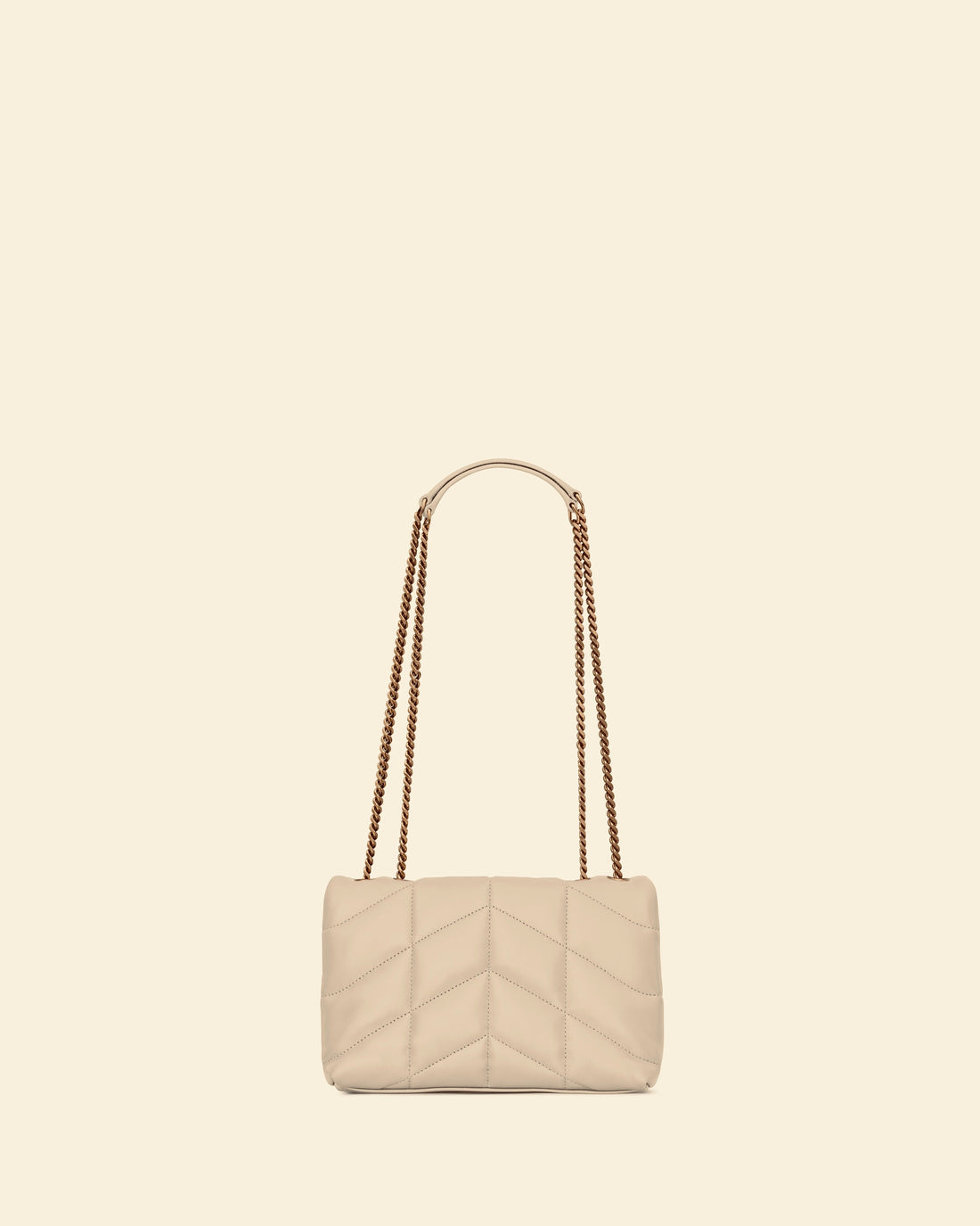 Sac Ysl Puffer Toy D'Agneau Beige – image 2