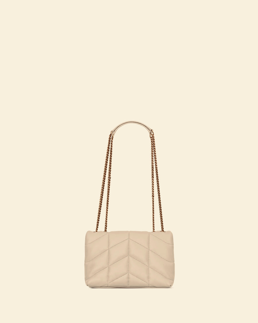 Sac Ysl Puffer Toy D'Agneau Beige – image 2