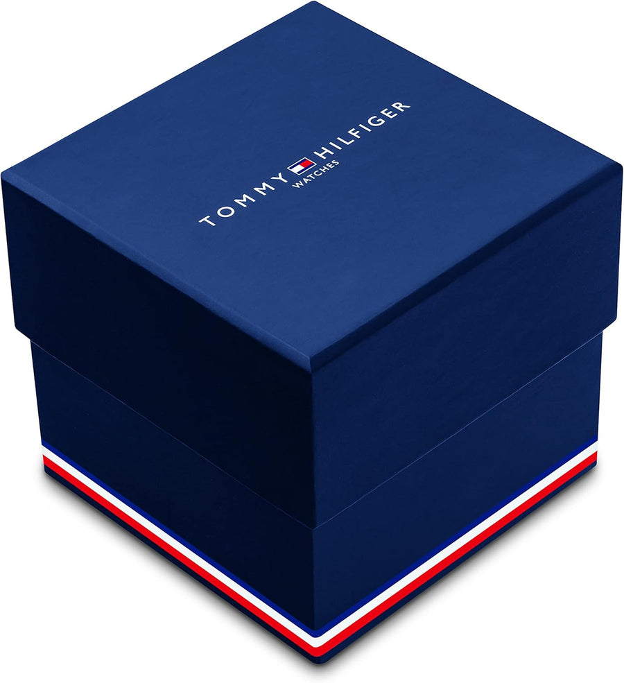 Tommy Hilfiger/ TH1791475 / TH679302204 Caoutchouc Blanc – Montre Homme – image 4