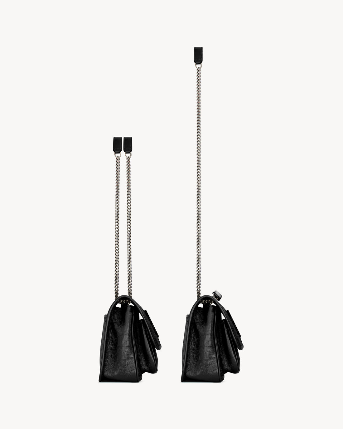 ‘Sac Ysl Niki Baby En Semi Cuir Vintage Noir – image 3