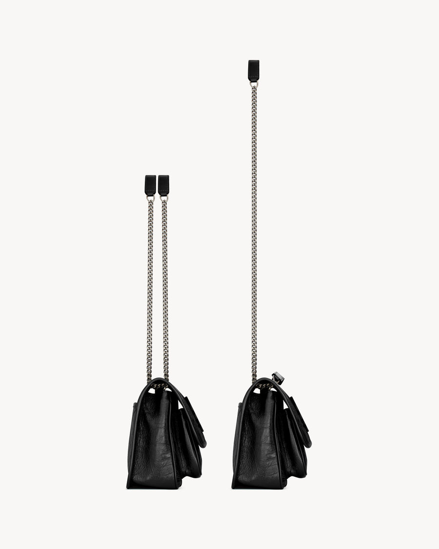 ‘Sac Ysl Niki Baby En Semi Cuir Vintage Noir – image 3