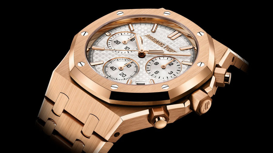 Royal Oak Chronographe-Rose/Blanc – Montre Homme – image 4