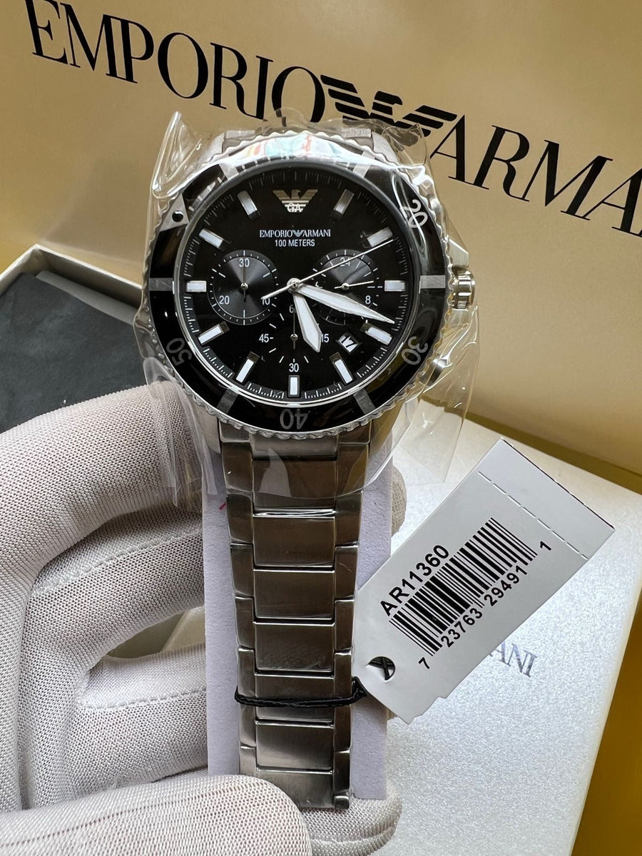 quartz Emporio Armani Noir AR11360 – Montre Homme – image 7