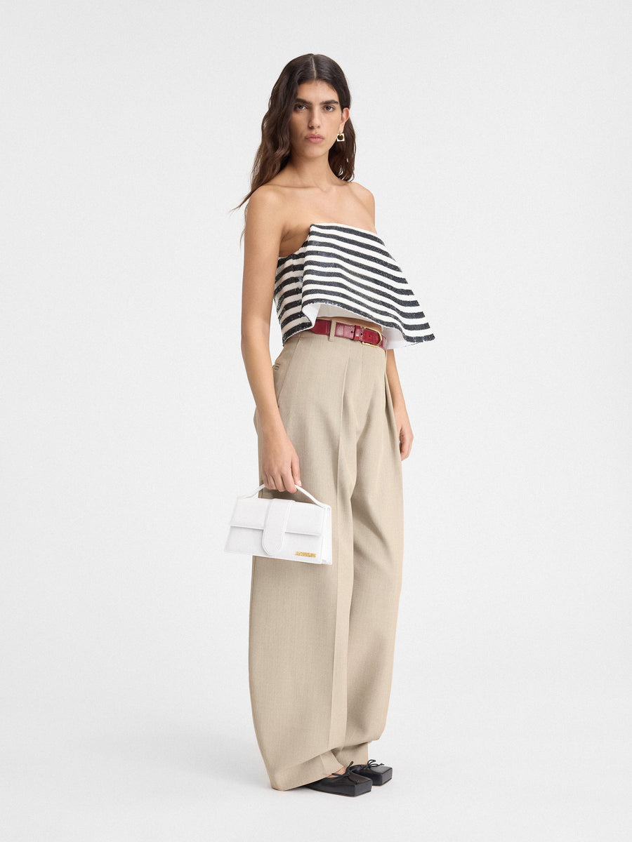 Sac Jacquemus bandoulière & Porté main Blanc – image 6