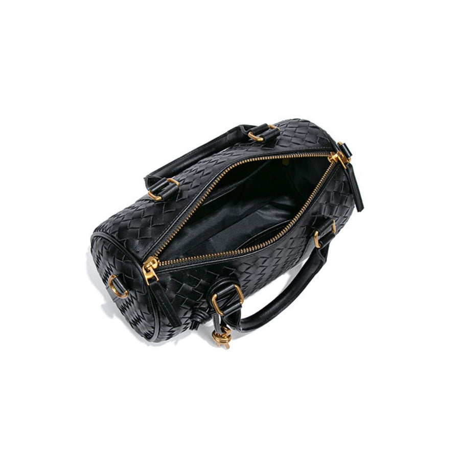 Sac À Main Vintage En Véritable Tressé En Forme D’oreiller – image 8