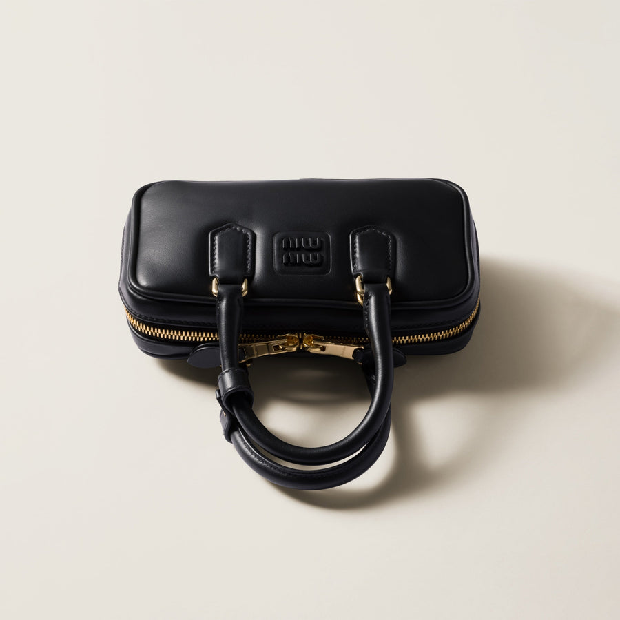 Mini-sac en semi cuir Arcadie En noir – image 7