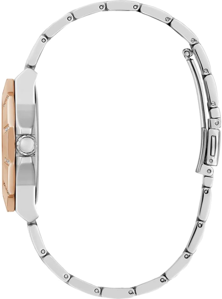 Guess GW0616L3 bracelet or rose et argent en acier – Montre Femme – image 3