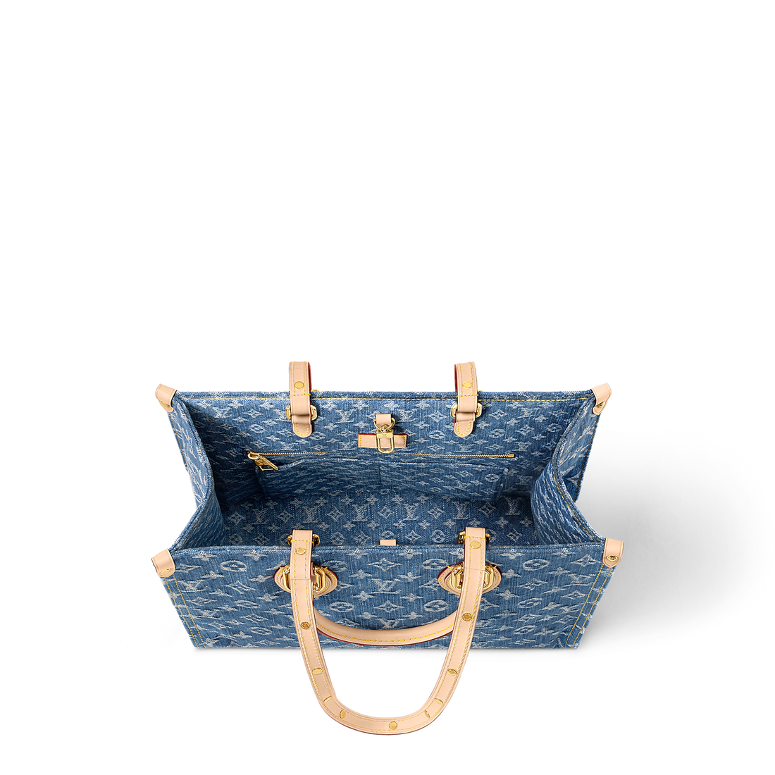 Sac LV OnTheGo MM Jean monogramme – image 3