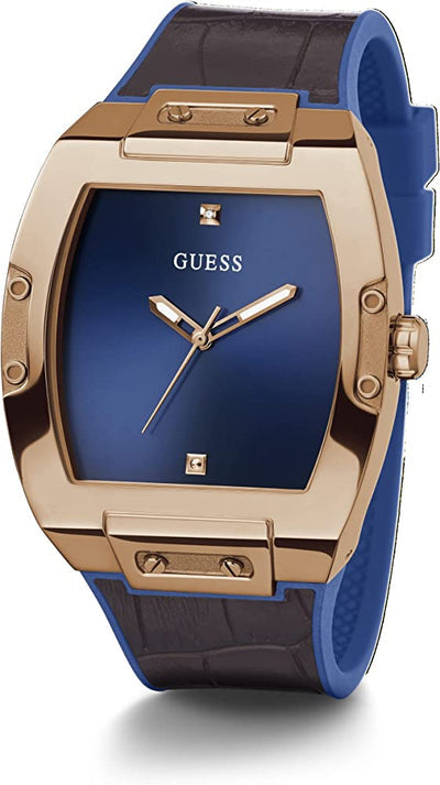 Phoenix Cadran Bleu Bracelet Cuir GW0386G2 – Montre Homme – image 2