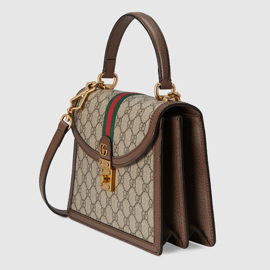Sac Ophidia Mini À Poignée Supérieure Avec Toile – image 4
