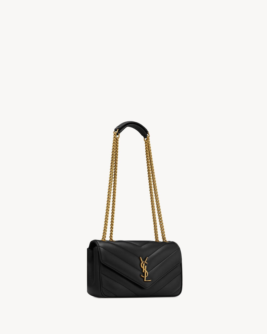 Loulou Small En Semi Cuir Matelassé Noir – image 6