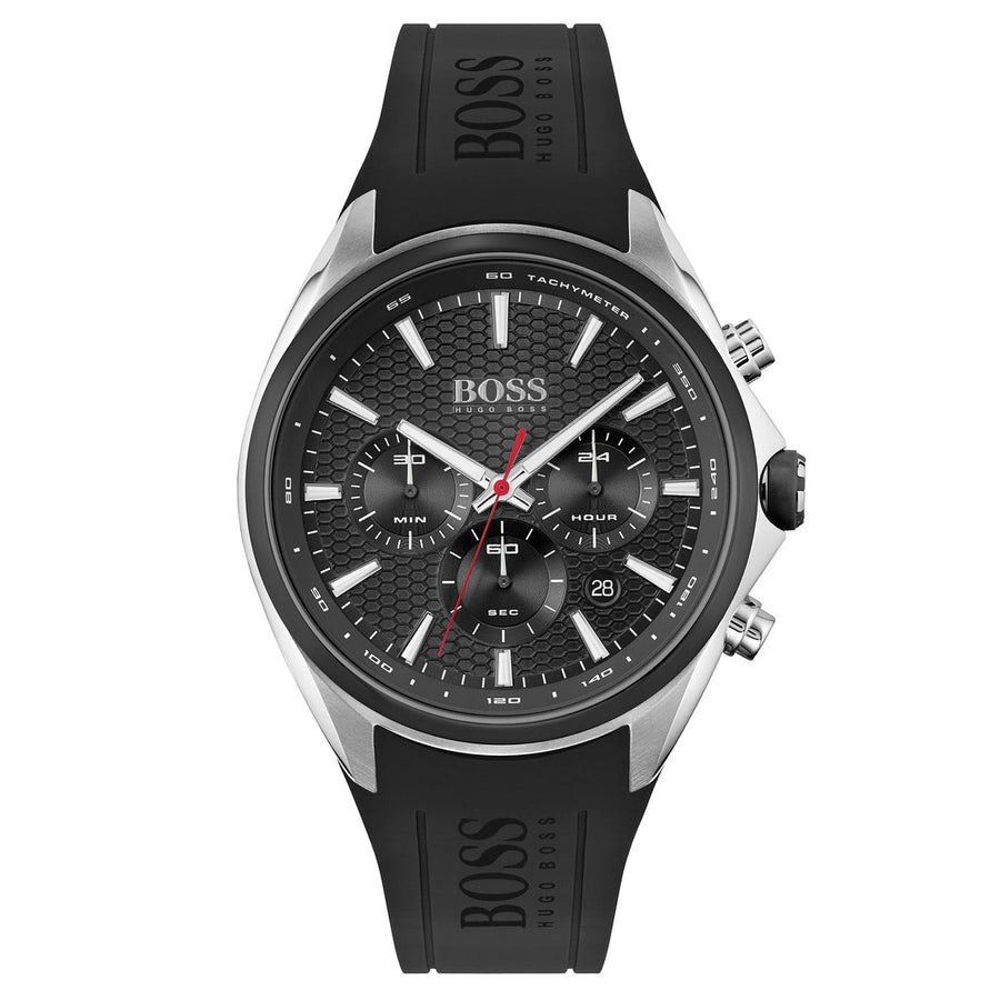 chronographe Hugo Boss Distinct en silicone noir - 1513855 – Montre Homme – image 1