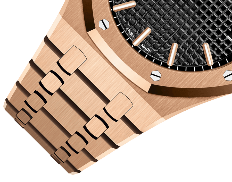 Royal Oak-Rose/Noir – Montre Homme – image 4