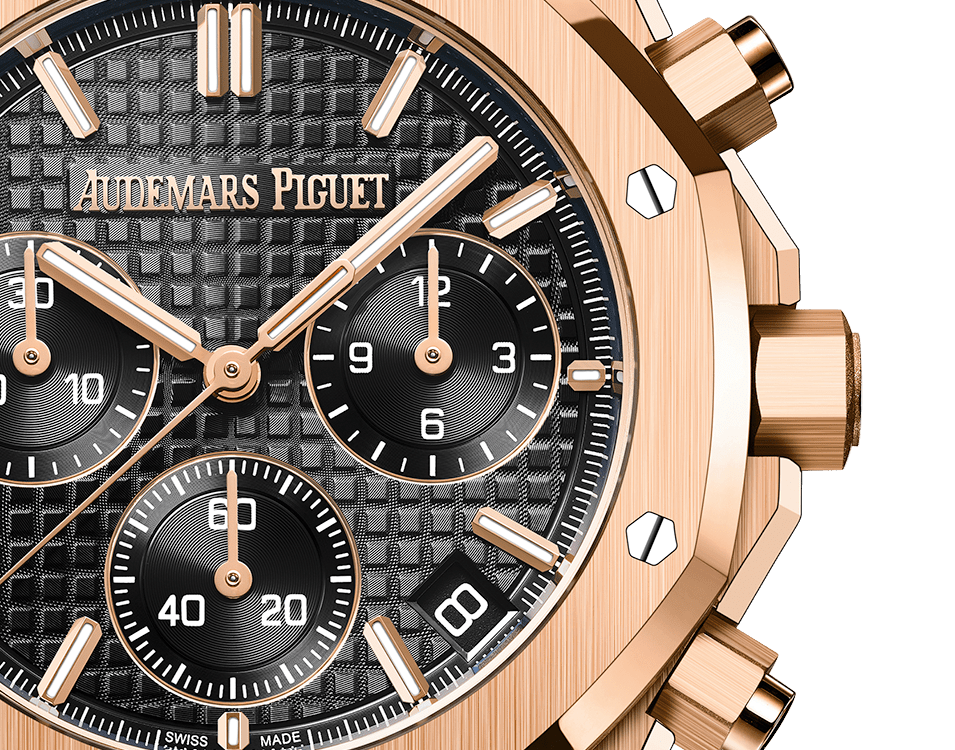 Royal Oak Chronographe-Rose/Noir – Montre Homme – image 2