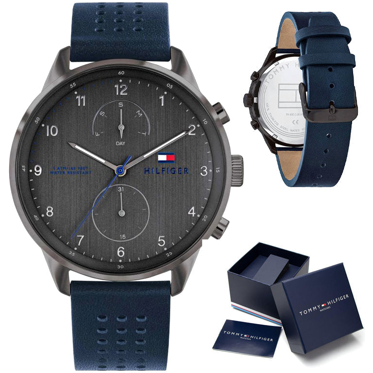 en cuir bleu TH-LX1791578 – Montre Homme – image 4
