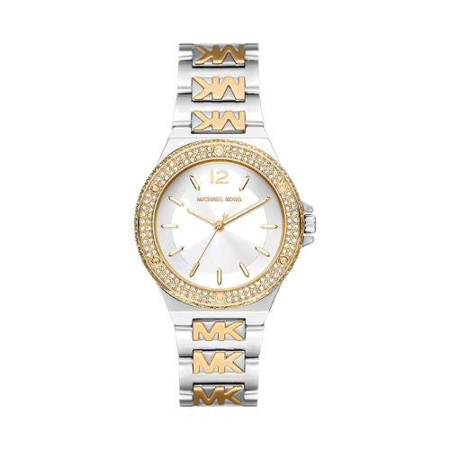 Michael Kors Lennox MK7338 bracelet bicolore gravé MK – Montre Femme – image 1