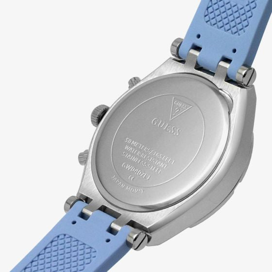 Heiress avec bracelet en caoutchouc bleu GW0407L1 – Montre Femme – image 5