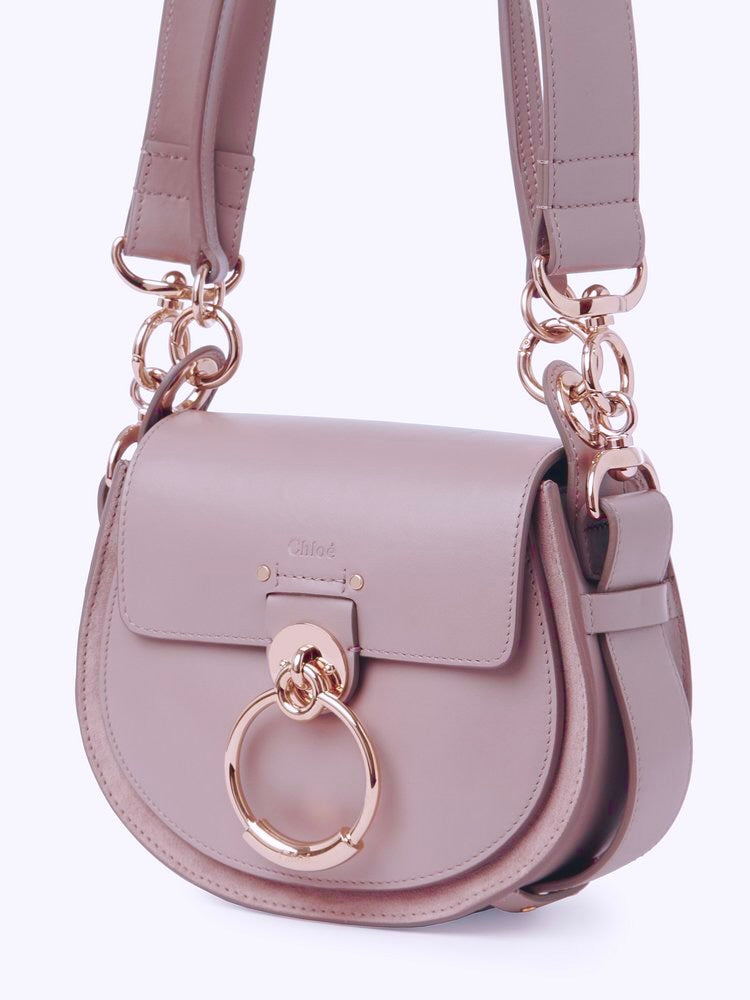 Petit Sac Tess En Cuir Lisse Et Cuir Velours – image 5