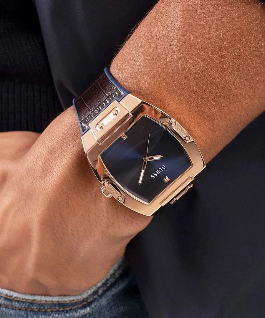 Phoenix Cadran Bleu Bracelet Cuir GW0386G2 – Montre Homme – image 6