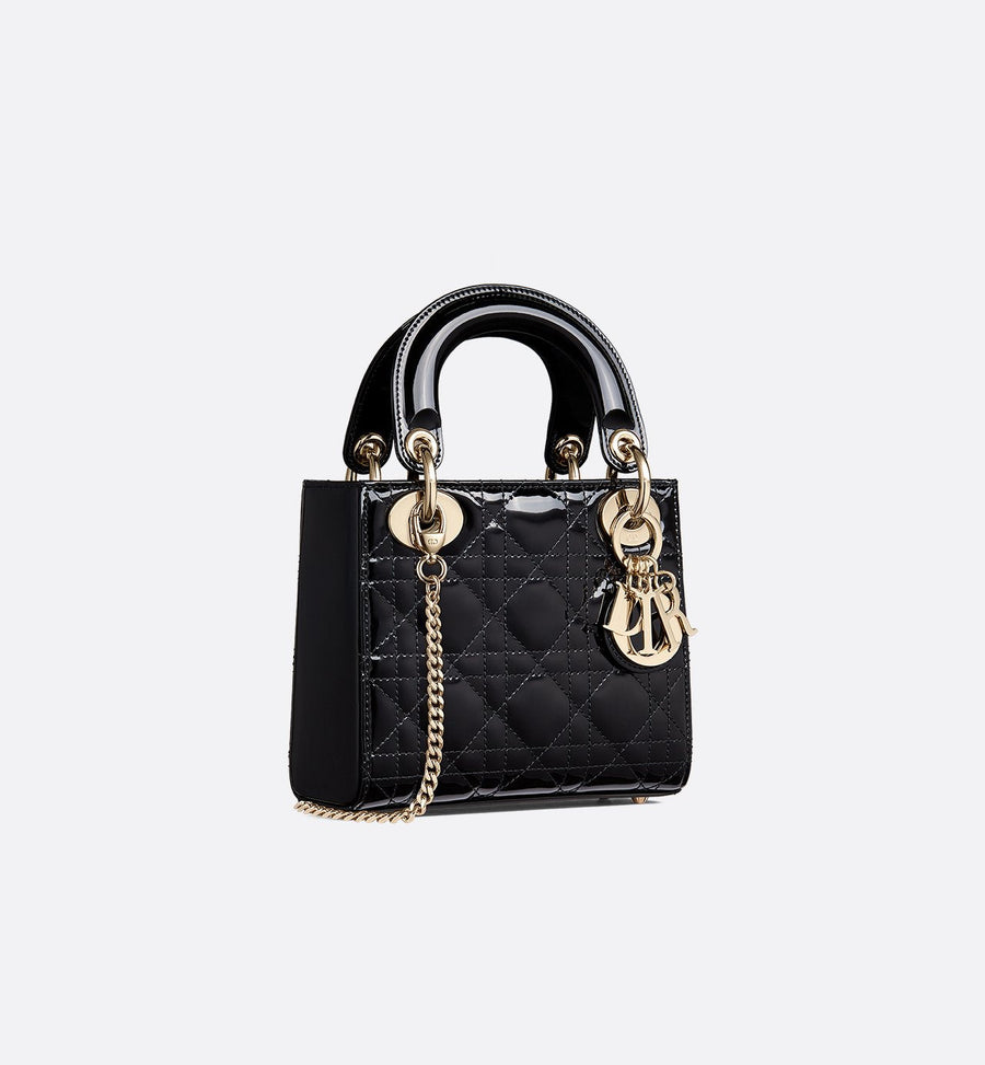 Sac Lady Dior Mini verni noir – image 4