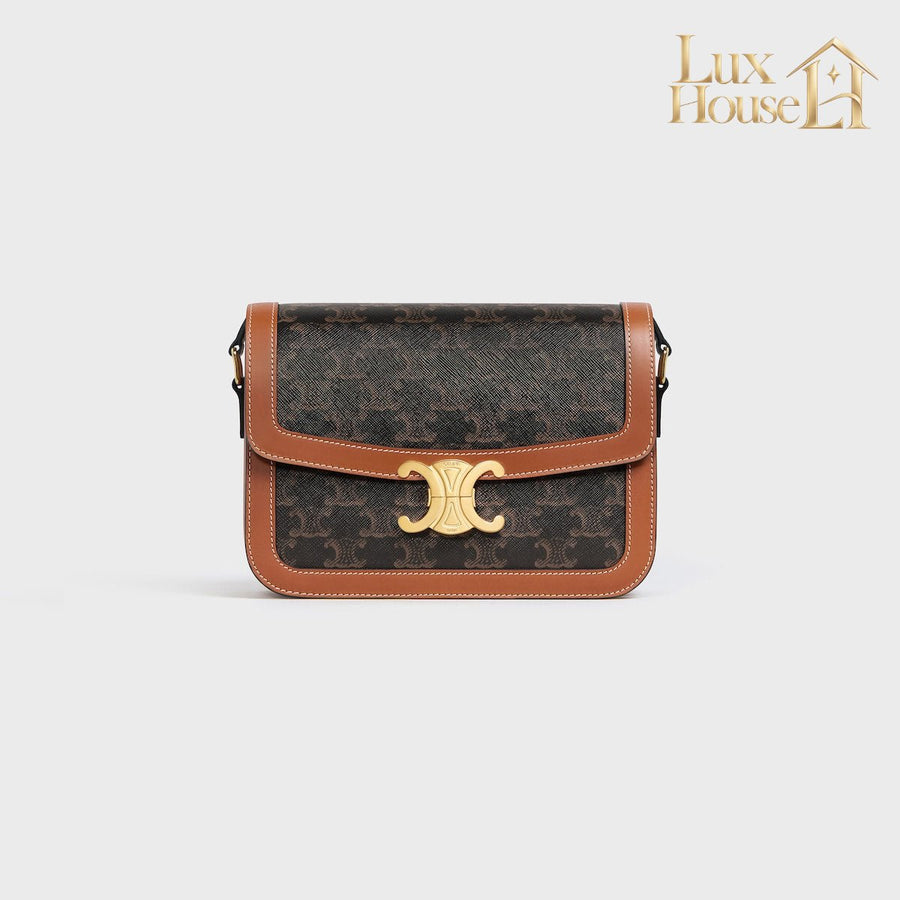 Sac Triomphe Classique Toile Triomphe Et Veau – image 1