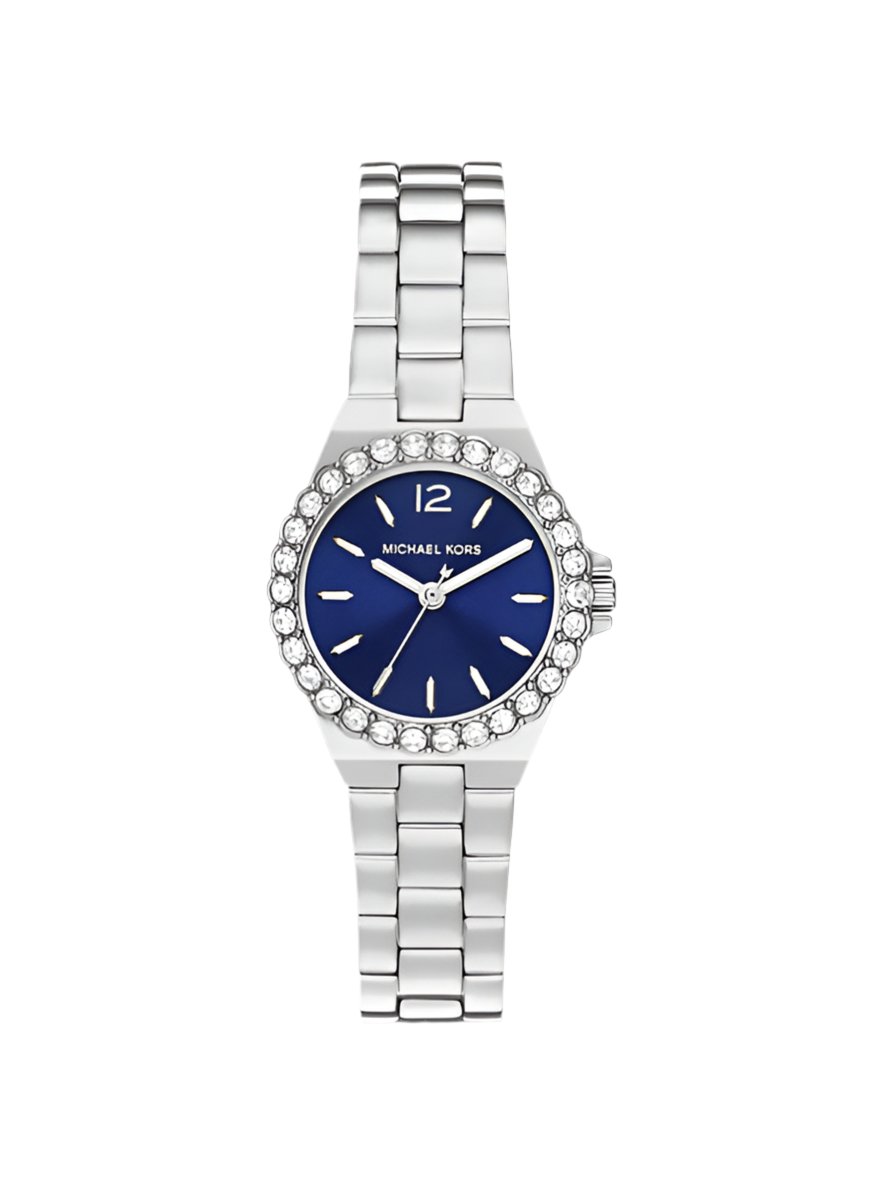 MK Lennox miniature argentée à pavé – Montre Femme – image 1