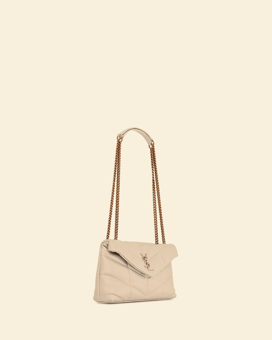 Sac Ysl Puffer Toy D'Agneau Beige – image 5