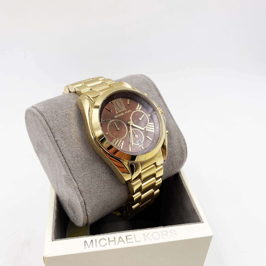 Michael Kors Bradshaw Doré/Chocolat – Montre Femme – image 2