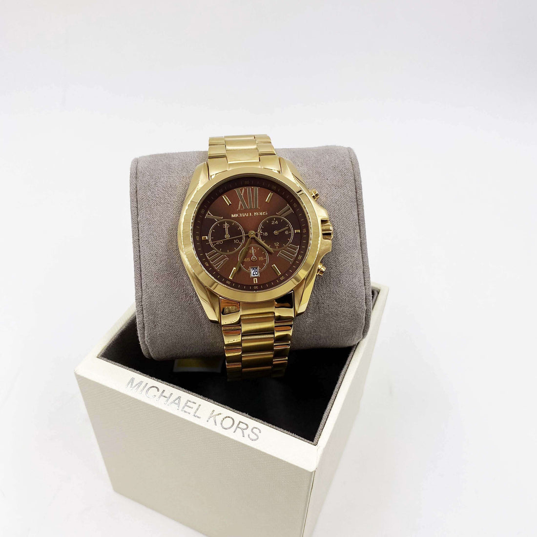 Michael Kors Bradshaw Doré/Chocolat – Montre Femme – image 3