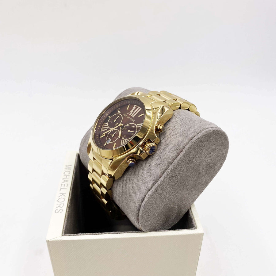 Michael Kors Bradshaw Doré/Chocolat – Montre Femme – image 5