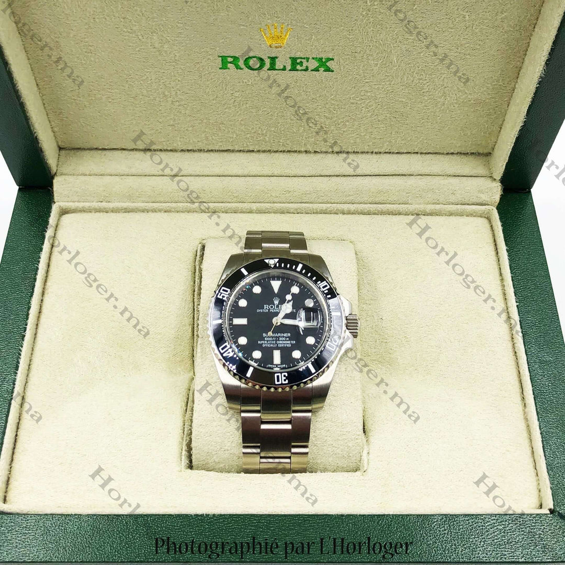Rolex Submariner Silver Black – Montre Homme – image 2
