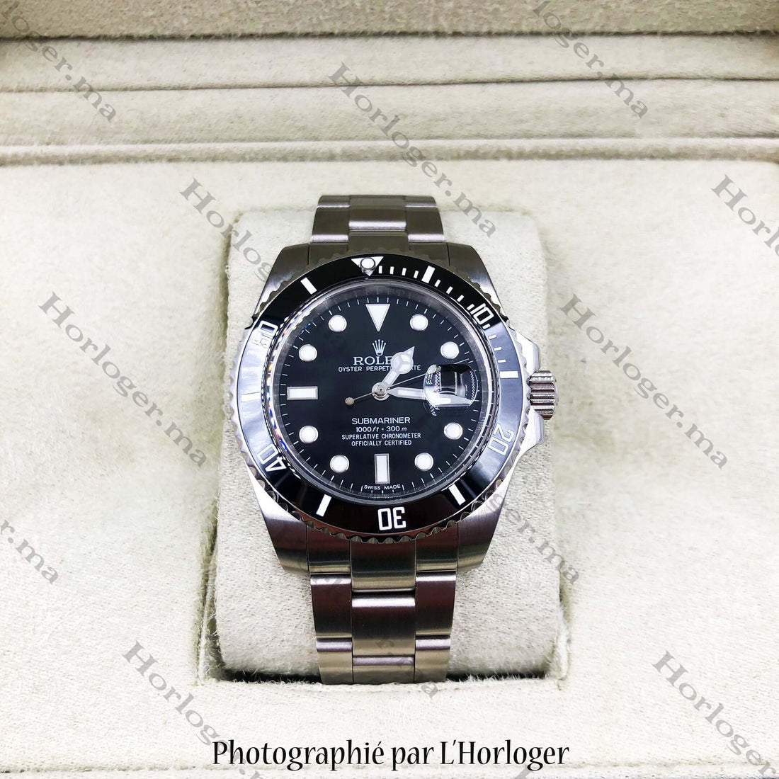 Rolex Submariner Silver Black – Montre Homme – image 3