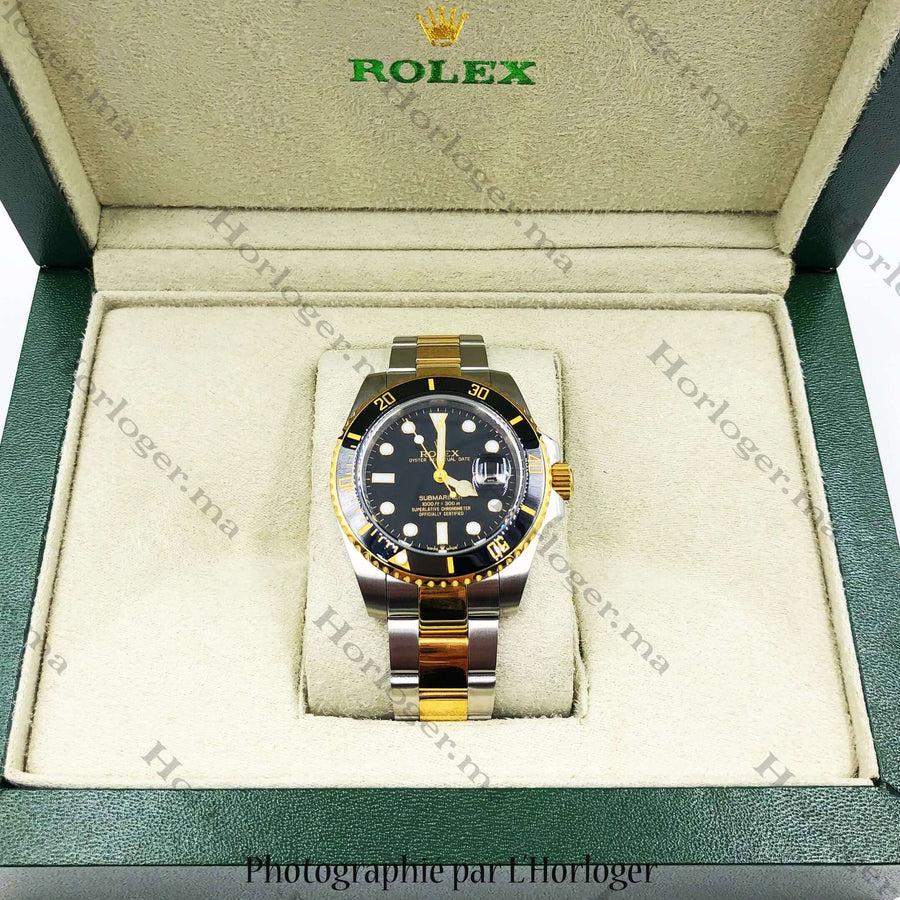 Rolex Submariner Golden Silver Black – Montre Homme – image 2